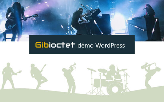 site démo WordPress par Gibioctet